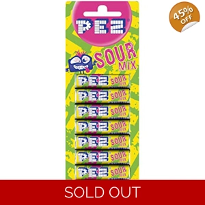 Pez Sour Mix Refills Candy Sweets - 8 Pack